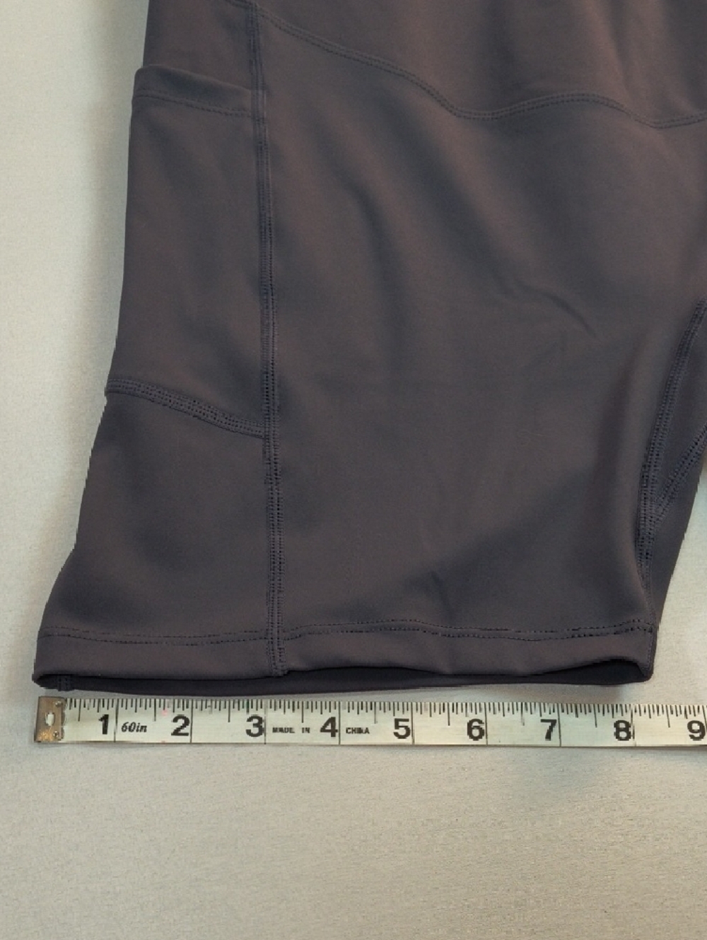 Maternity Black Active Legging Shorts- Black Size XL - Picture 7 of 8